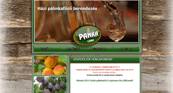 Desktop Screenshot of pankapalinkafozo.hu
